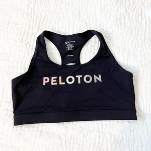 Peloton Go Further Sports Bra Size 1X | Black Racerback Sports Bra